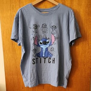⭐3/15⭐ Disney Stitch Blue Graphic Tee